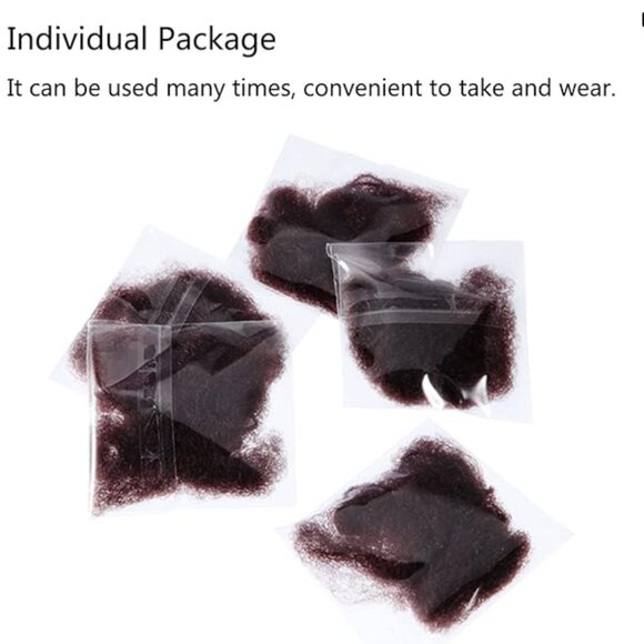 KooKaStyle Girls or Women Chocolate Brow Hair Extensions plus Zonon Hair Nets - Picture 7 of 7